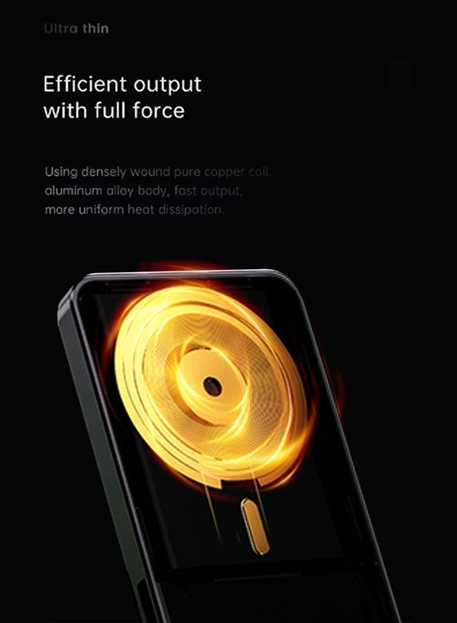 كيليسا شاحن متنقل لاسلكي مغناطيسي بسعة ١٠٠٠٠ مللي أمبير/ساعة، يدعم تقنية PD بقوة ٢٢.٥ واط، مدخل/مخرج Type-C، شحن لاسلكي ١٥ واط، متوافق مع أجهزة iPhone وSamsung وHuawei وXiaomi وHonor. - Image 5